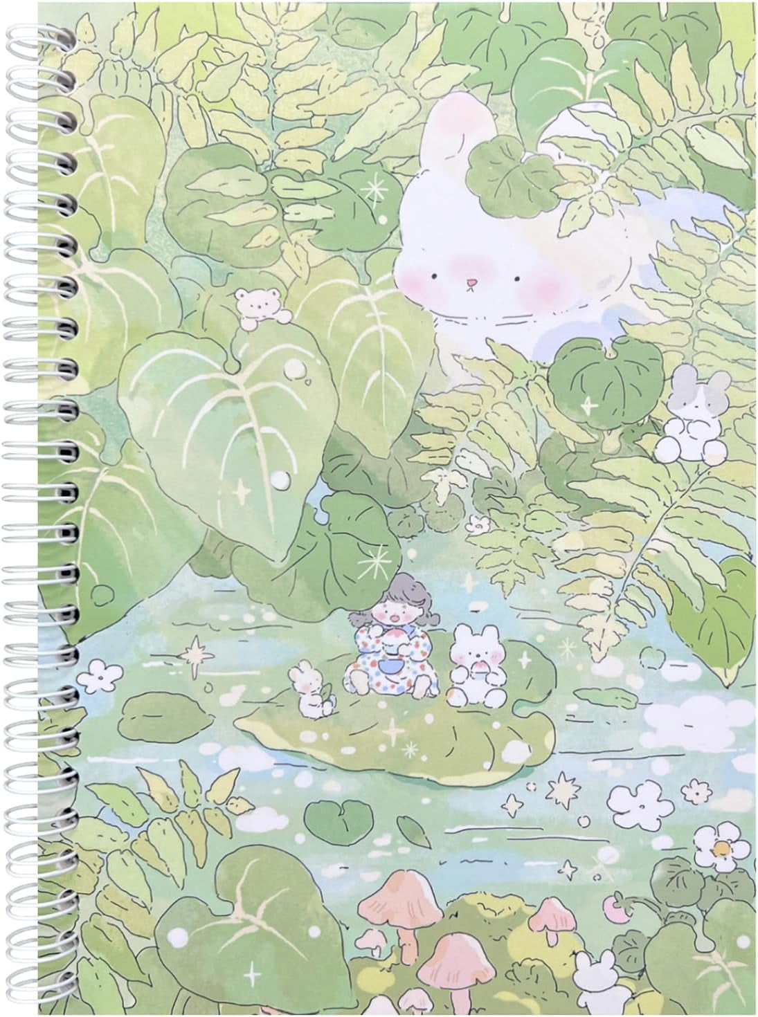 Reusable Sticker Storage Book Collecting Album Blank Stickers Organizer Book A5 Size with 40 Sheets Blank Release Paper for Stickers Holder Collection (GREEN-3)