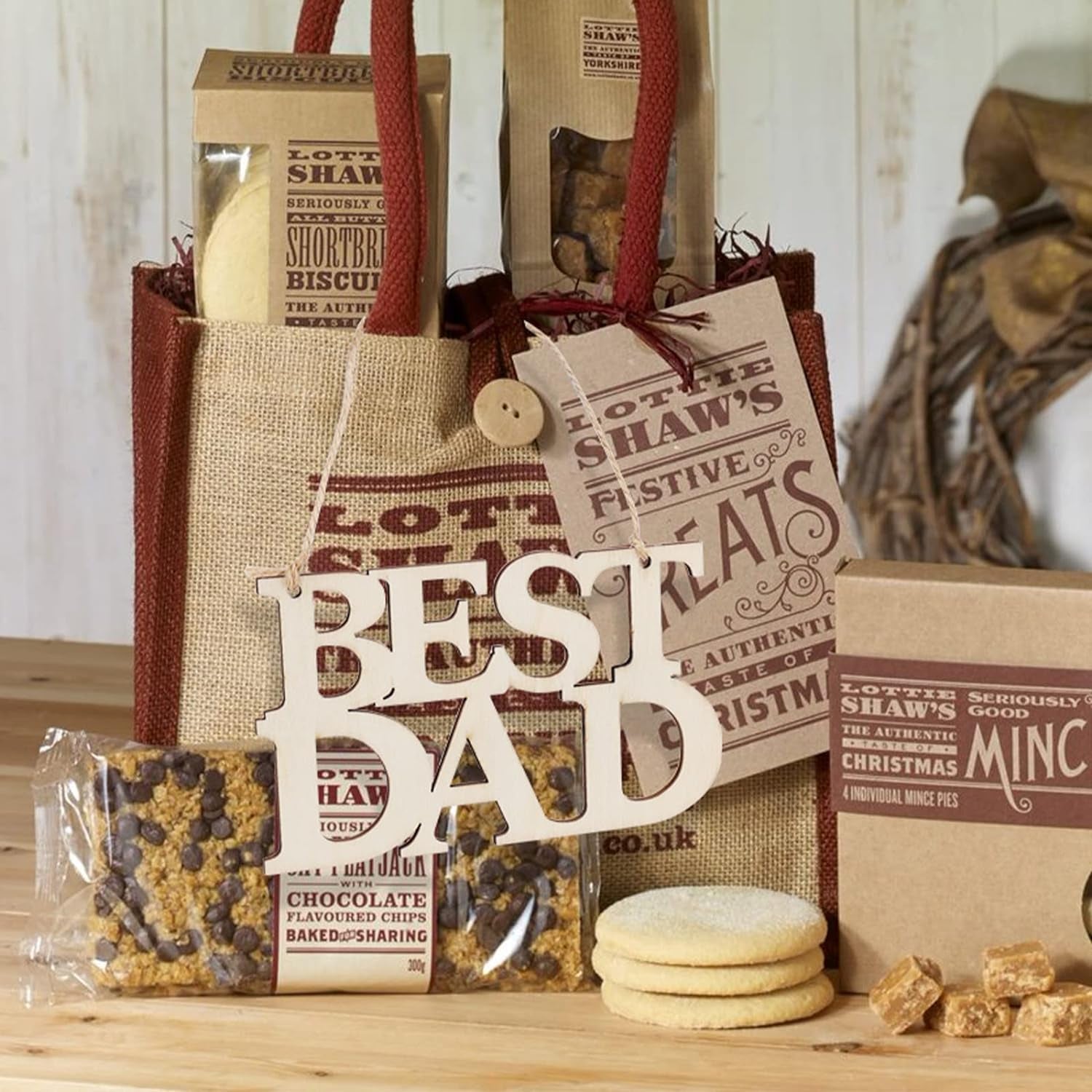 20Pcs Best DAD Unfinished Wood Crafts, Fathers Day Crafts for Kids, Wood Cutouts Gift Tags, Wooden Letter Ornaments with 20 String for Happy Father'S Day Gifts,Dad'S Birthday Party Decorations