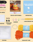 Crochet Kit for Beginners - Bee Crochet Kit, Learn to Crochet, All You Need In, Videos, Instructions, Soft Yarn, Birthday Gift for Adults