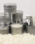 Candle Tin 24 Piece, 4 Oz, for Candle Making