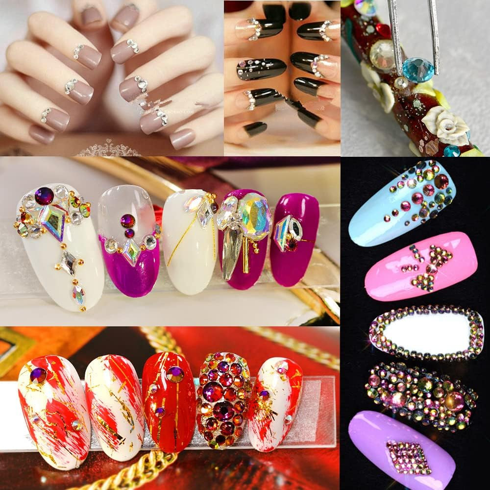 5504Pcs 32 Sheets 30 Colors 3Mm to 5Mm Self-Adhesive Face Gems Stickers,Colorful Bling Rhinestone Sticker Sheet for DIY Crafts,Face,Nail,Body,Makeup,Wedding,Decor,Embellishments(3 Size)