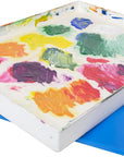 Artist Palette Seal, 12In X 16In Airtight Palette Container, Keeps Wet Paint Fresh for Weeks, Oil or Acrylic Painting Palette with Lid, Seal, Blue Lid Box, Made in USA