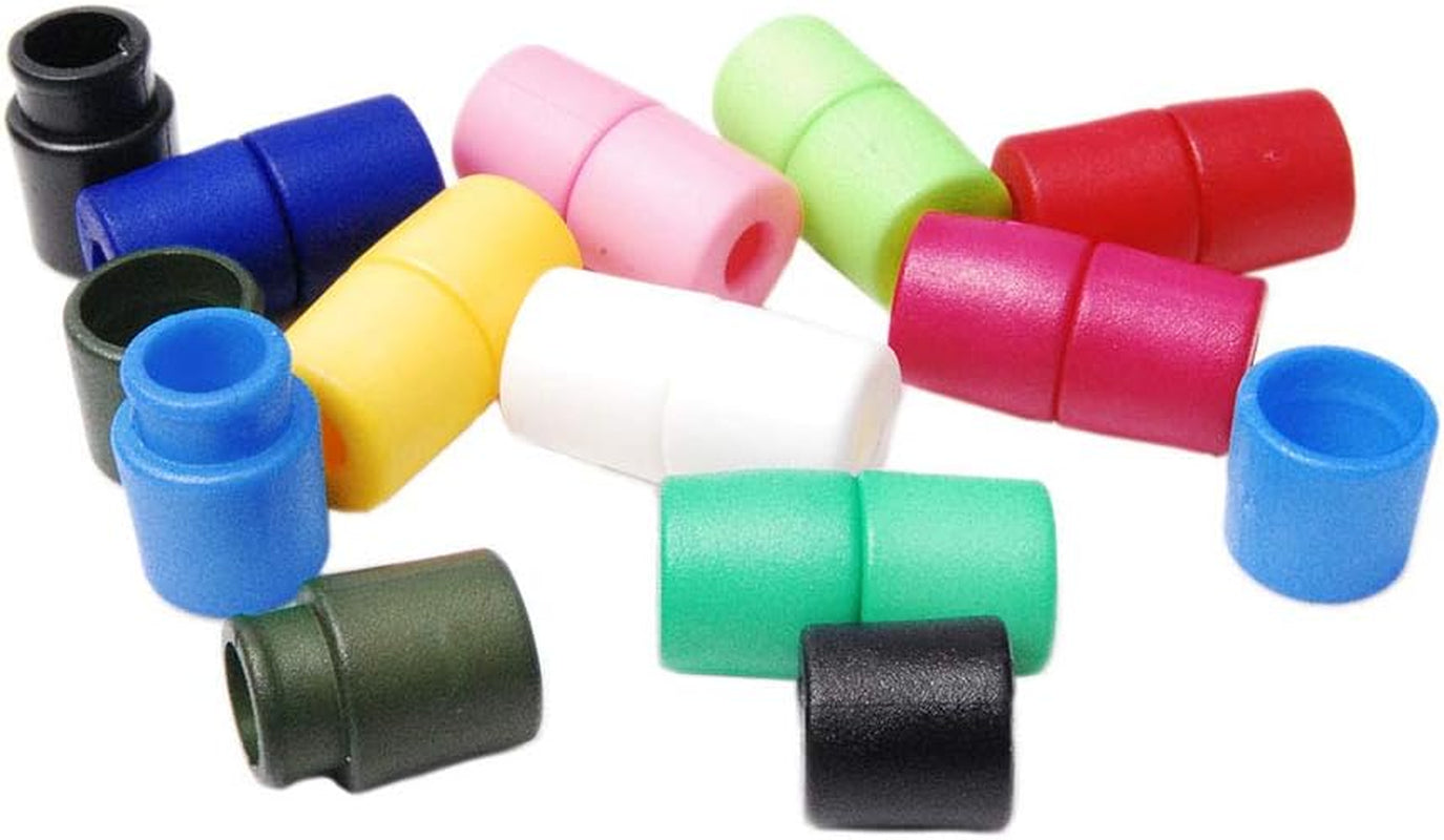 100Pcs Colorful Lanyard Safety Breakaway Pop Barrel Connectors for Paracord & Ribbon Lanyards Flc090(Mix-S)
