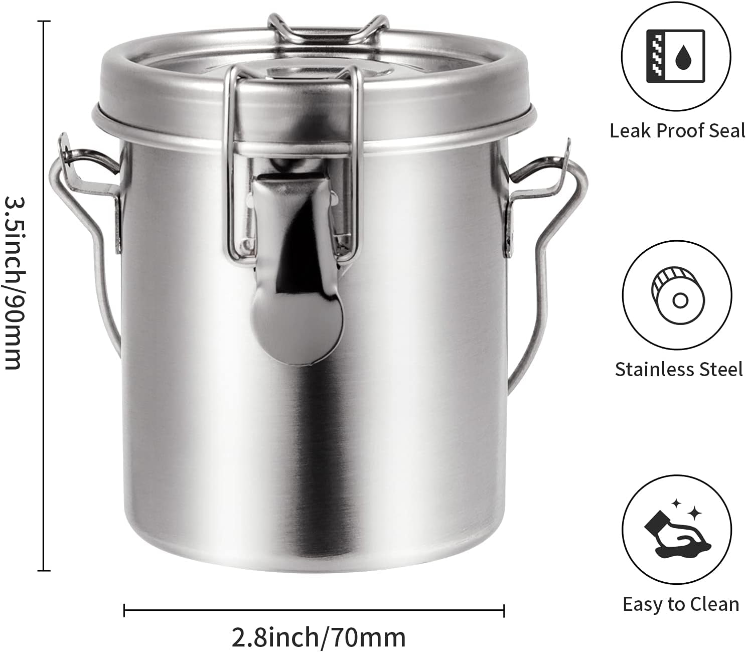 Paint Brush Cleaner, Stainless Steel Brush Holder for Painting, 6.6 Oz