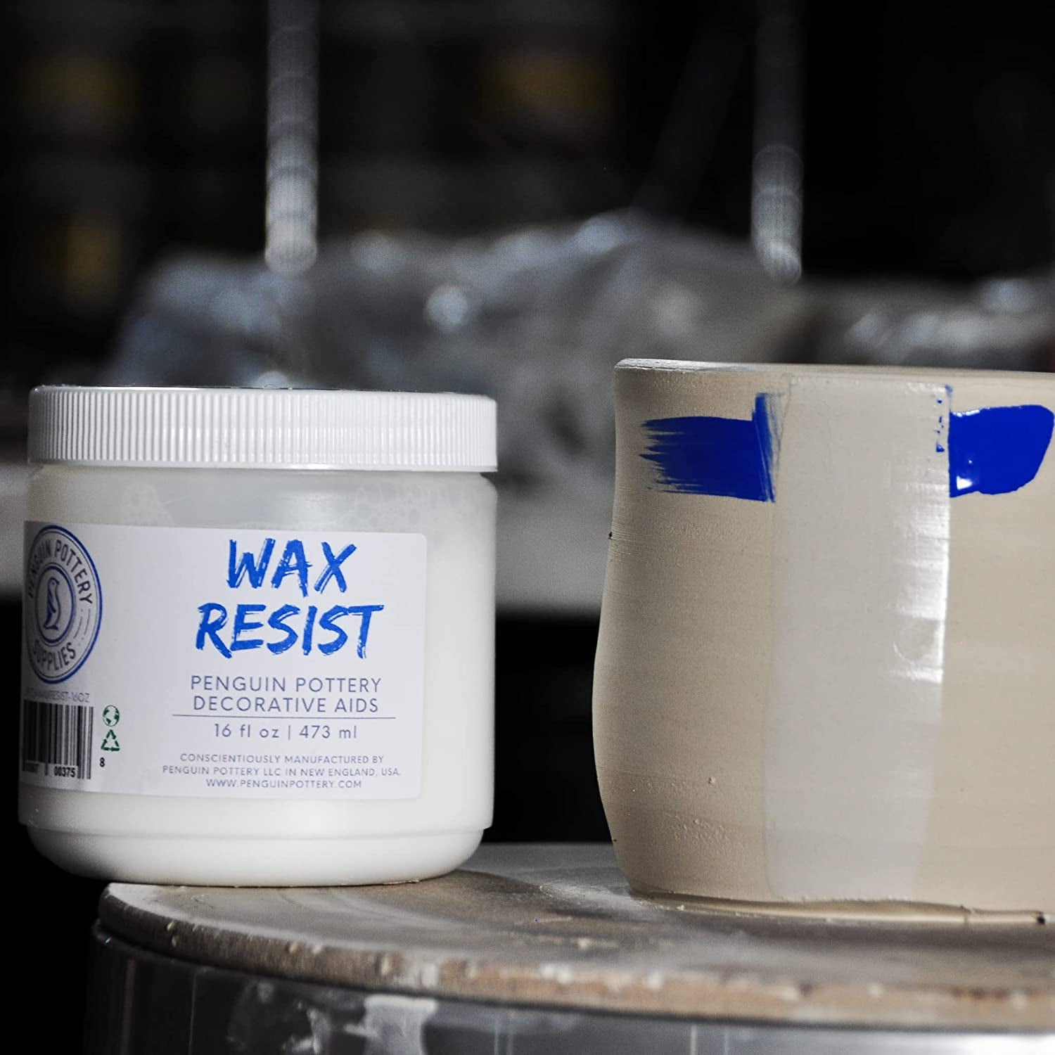 - Premium Ceramic Wax Resist for Pottery Glaze, Ceramic Slip Clay, and Ceramic Glazes - Alternative to Latex Resist for Pottery - Ceramic Sealant for Pottery - 1 Pint | 473 Ml