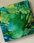 12 Pack of Glossy White Glazed Ceramic Tiles for Alcohol Ink Painting, Decorating, Arts & Crafts, 4.25 X 4.25 Inch Square, Ready-To-Paint Ceramics
