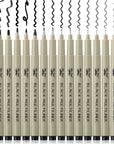 - Drawing Pens for Artists, 8 Pack Black Multiliner/Fineliner Micro Anime/Sketch Pens, Line Art/Inking Pens, Fine Point Bible Journaling Pens