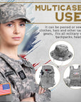 50 Pcs Random Funny Tactical Military Patches Set Tactical Flag Patch Bundle Army Patch Loop and Hook Patches Full Embroidered Appliques for Caps Tactical Vest Jackets Bags Backpacks