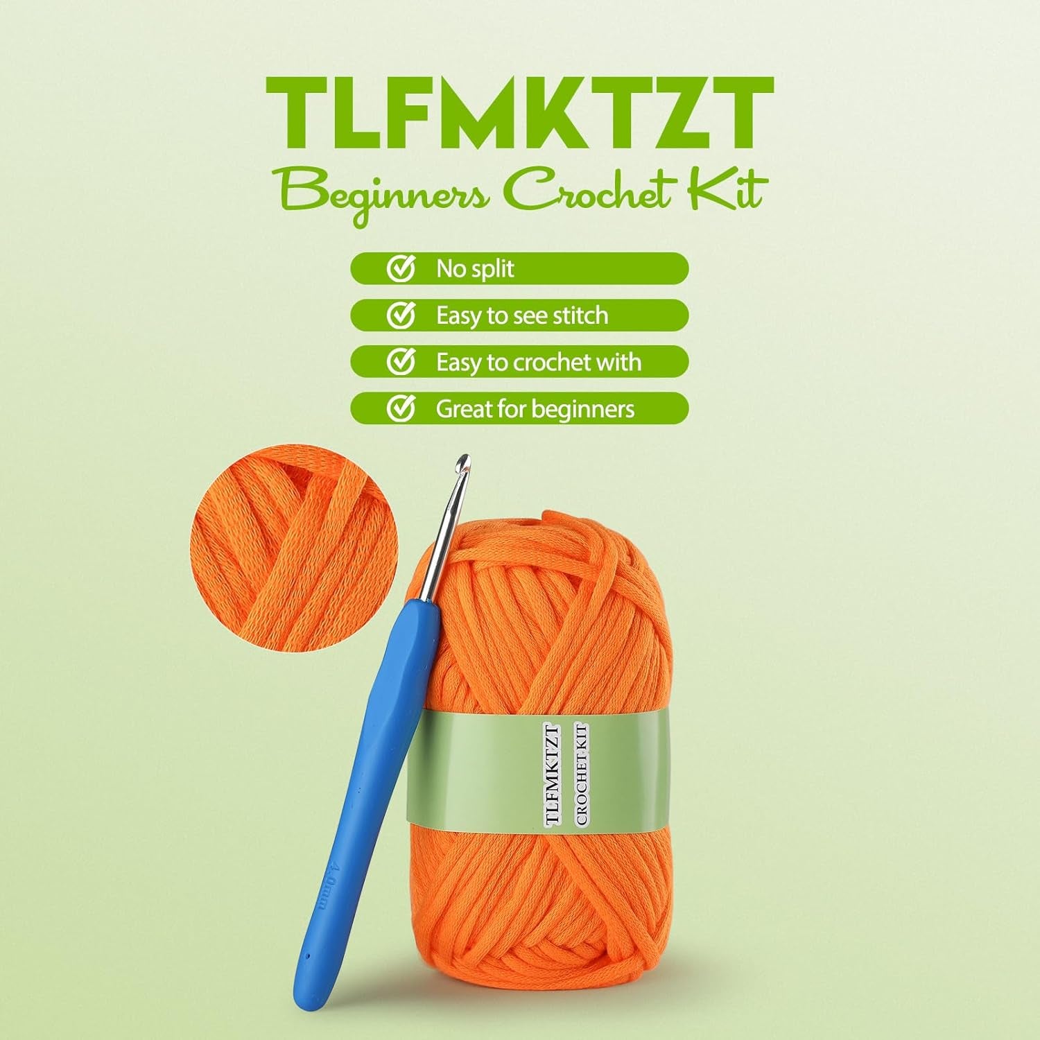 Crochet Kit for Beginners, 4PCS Crochet Animal Kit for Adults Kids, Learn to Crochet with Step-By-Step Video with Writtern Pattern