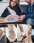 38 Sheets Tattoo Transfer Paper, Stencil Paper for Tattooing, 8 1/4" X 11 3/4"
