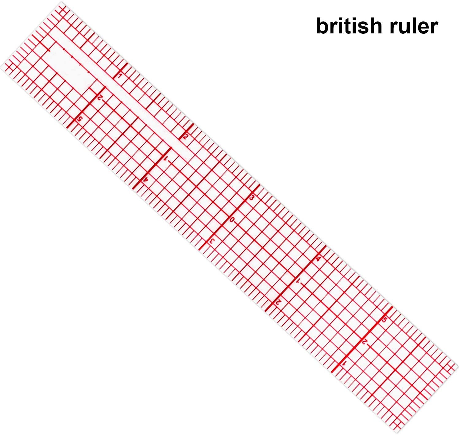 4 Pieces Clear Plastic Ruler Grid Ruler Transparent Ruler Plastic Straight Measuring Tool Ruler Set for Clothes Design Sewing, 6 Inches, 12 Inch, 15 Inch