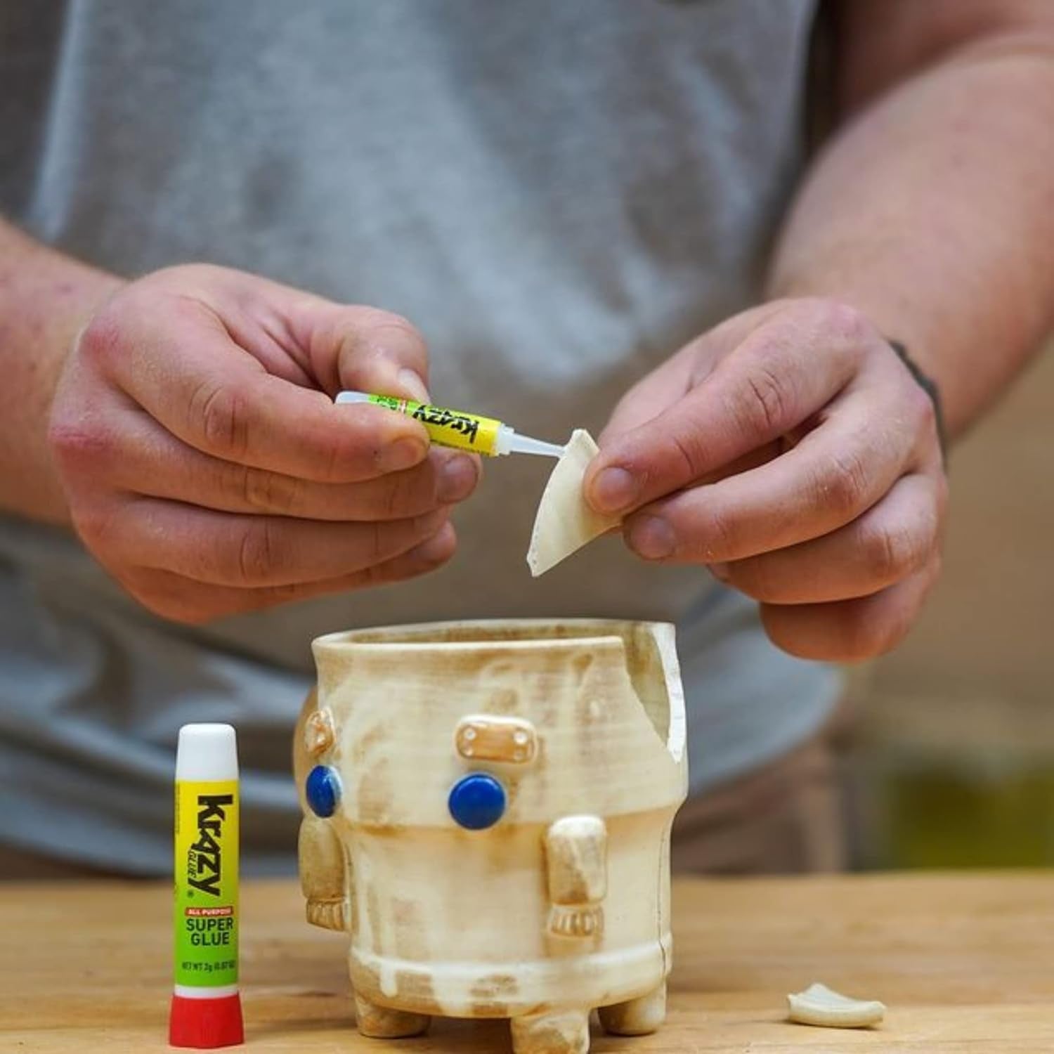 Elmer'S Original Crazy Super Glue All Purpose Instant Repair, 3 Piece