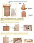 Tabletop Easel Beechwood Art Easel for Painting Canvases Table Easel Stand for Painters Painting by Numbers, Students Beginners Artist Adults