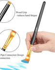 40 Pcs, Paint Brush Set for Acrylic Painting, Watercolor Brushes for Acrylic Oil Watercolor, Miniature Detailing, and Rock Painting