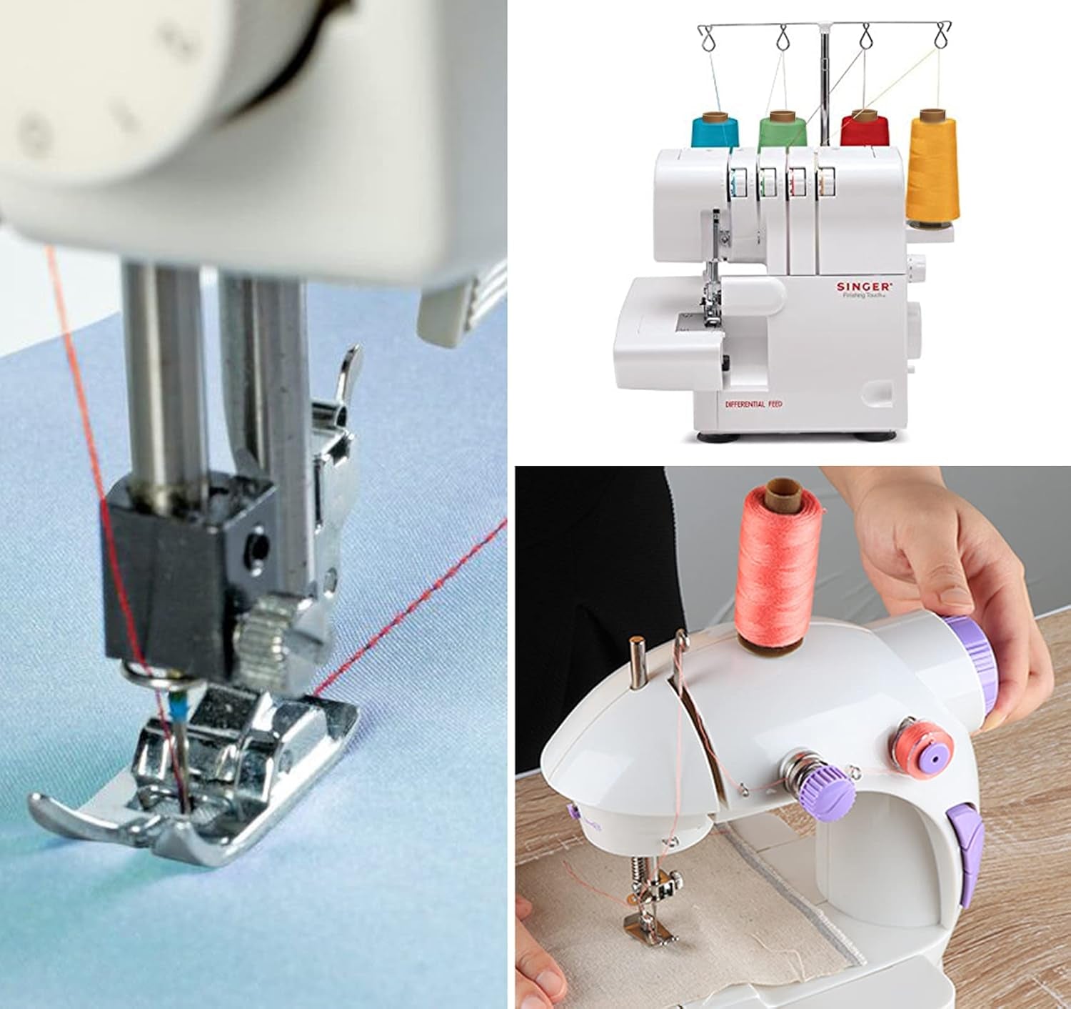 95Pcs Bobbins Sewing Thread Kits, 400 Yards per Sewing Thread Polyester Spools with Case 45 Colors Sewing Supplies, Prewound Bobbin for Brother Singer Janome Hand &amp; Machine Sewing