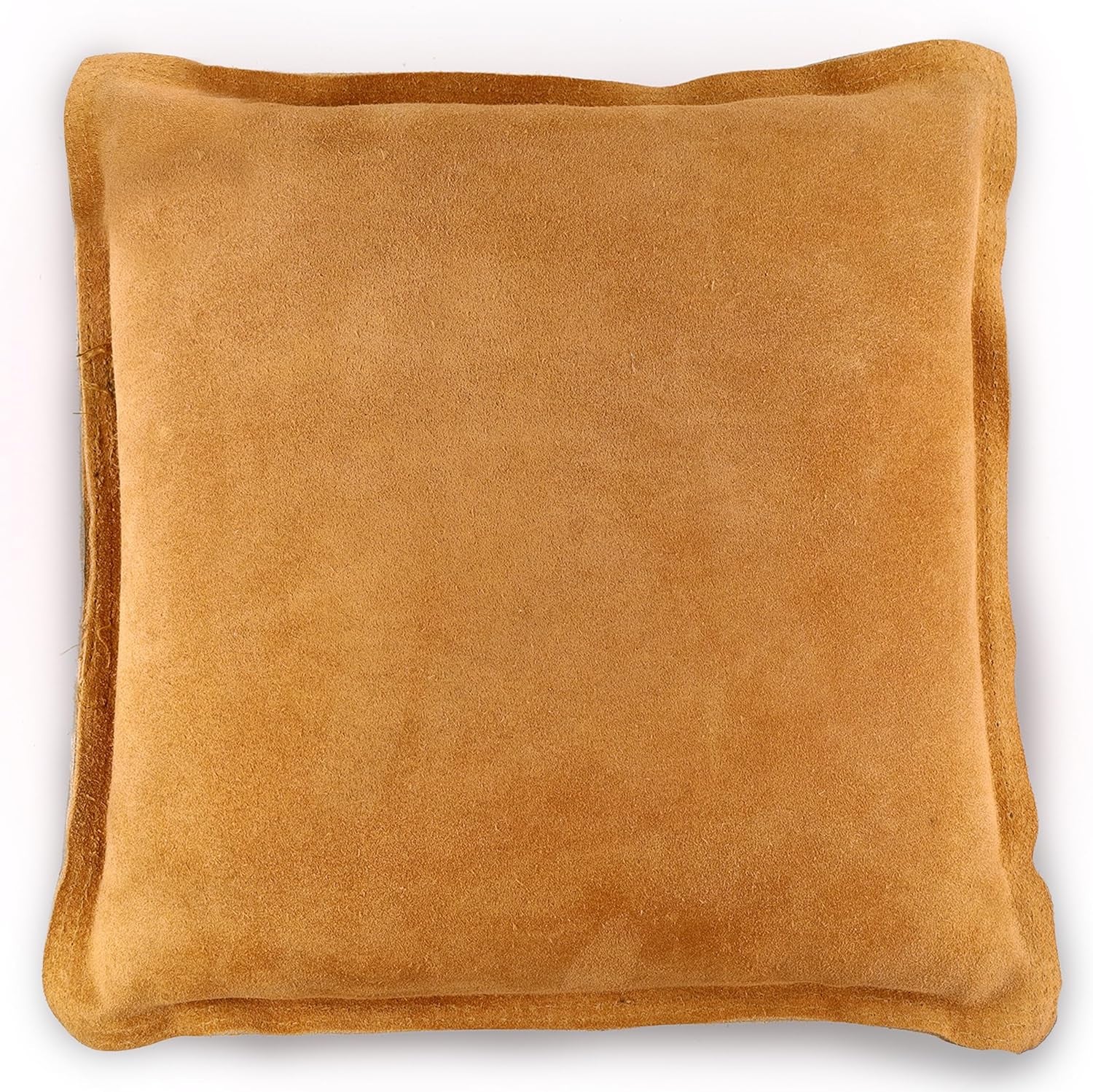 10” Metal Stamping Sand Bag – Premium Suede Leather Square Metal Forming Sandbag – Triple Stitched Jewelry Sand Bag for Jewelry, Metal Stamping, Chasing, Engraving & Wire Forming