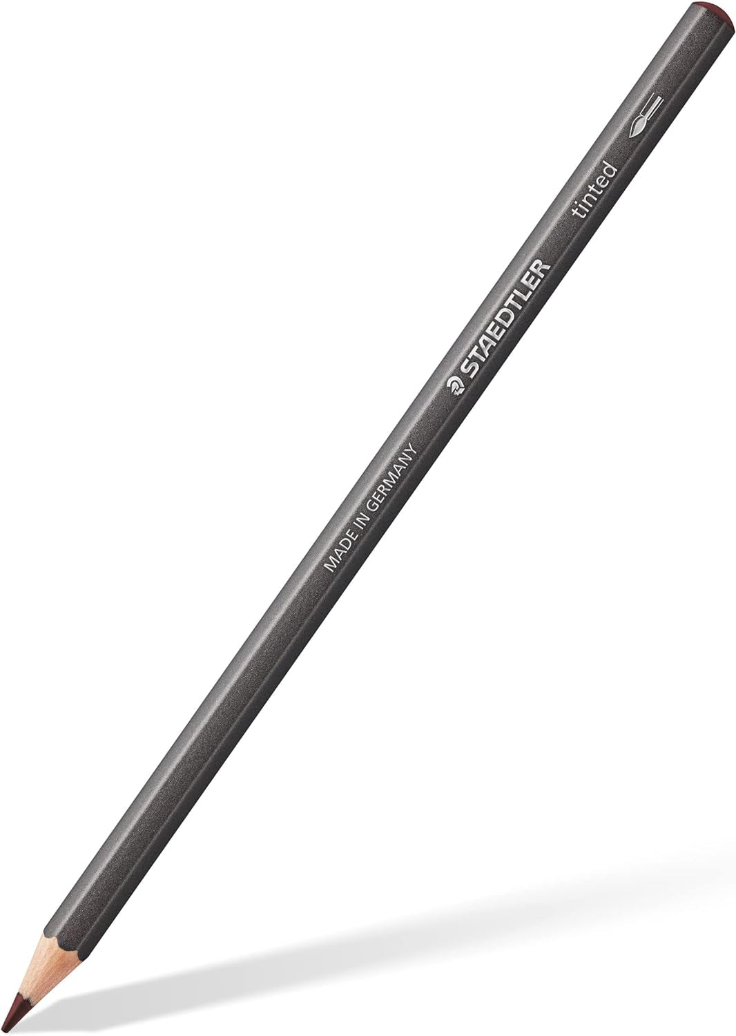 Water-Soluble Tinted Graphite Pencils, Watercolor Artist Set, Pre-Sharpened, 12 Colors in Metal Tin, 14610T M12