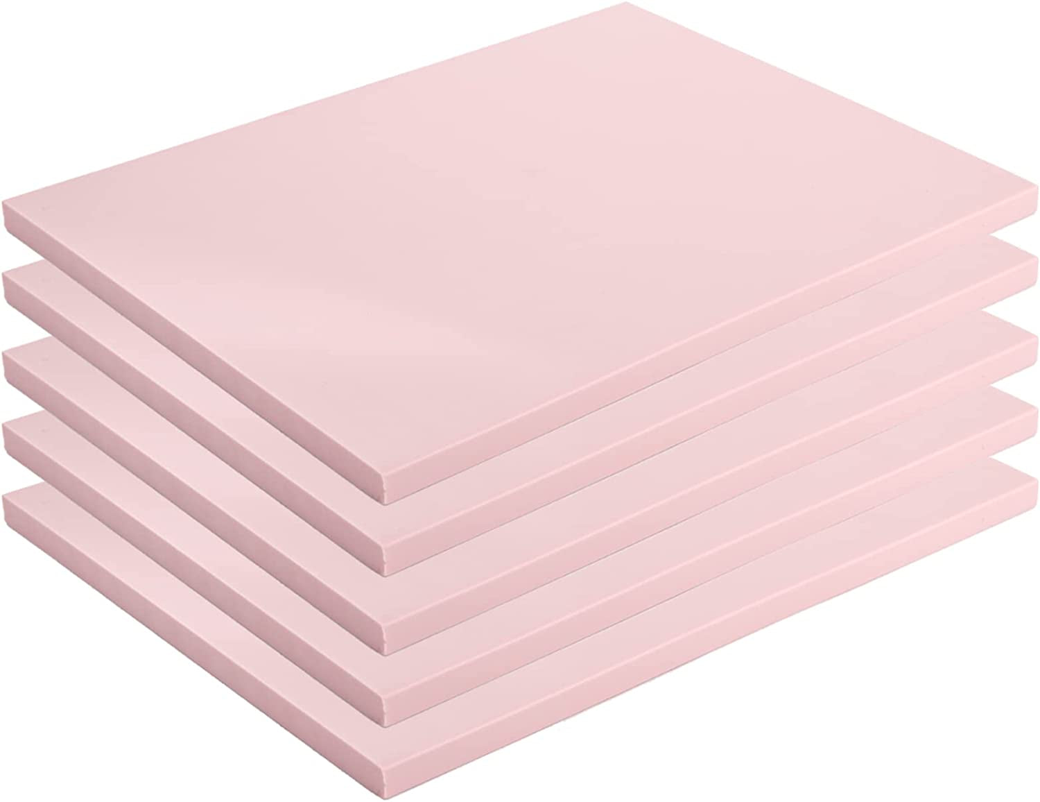 5 Pack 6" X 8" Rubber Stamp Carving Blocks, Soft Rubber for Craft Project - Great for Beginners and Professional