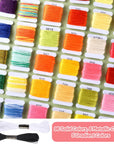 1060 Pcs String Bracelet Kit, Friendship Bracelets String Making Kit Including 110 Colors Embroidery Floss, 900 Beads and 50 Cross-Stitch Tool, String Kit for Friendship Bracelet Making
