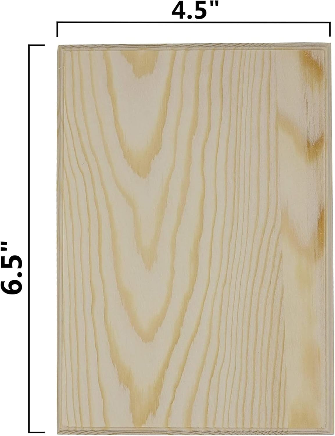 ® Unfinished Wood Plaques, 6.5 Inch X 4.5 Inch, 4 Assorted Shapes