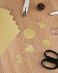 Cream Gold Metallic Paper Sheets 60 Pack Golden Foil Mirror Cardstock Shimmering Paper for Decorative, Weddings & Birthdays Invitations, Cardmaking & Paper Crafts Size 8.5" X 11"