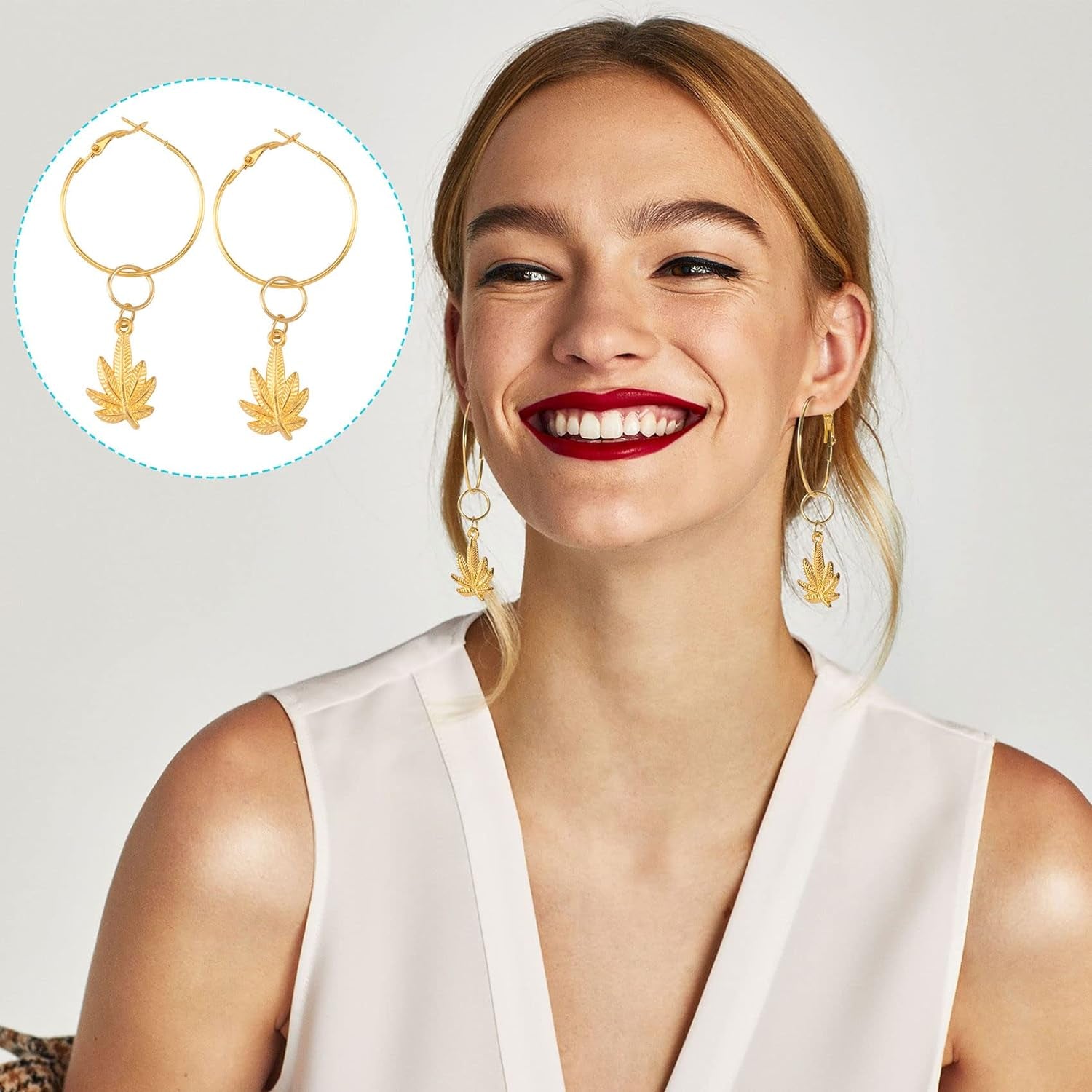 96Pcs Hoop Earrings Finding, Hypoallergenic Alloy round Earring Hoops for Jewelry Making, Open Beading DIY Earrings Craft Art Accessories