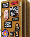 Patch Display Board, Flip-Page Patch Book with Metal Removable Ring Binders, Tactical Patches Booklet Organizer for Patch, Military Patch Collections(No Patches Included), Coyote Brown