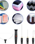 4 in 1 Foam Cutter Set with Digital Voltage Controller,  Electric Cutting Machine Pen Tools Kit, 100-240V /18W Styrofoam Cutting Pen with Electronic Voltage Transformer Adaptor