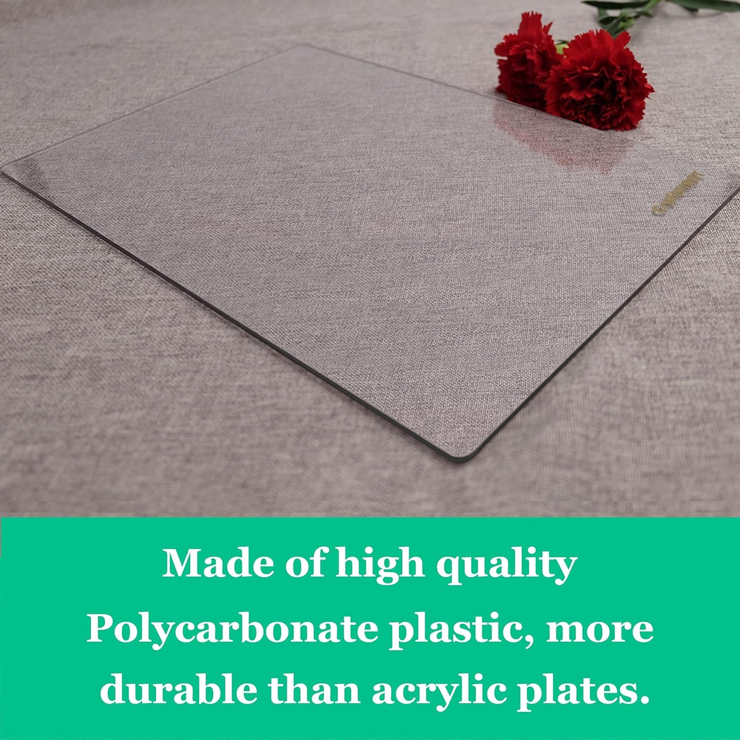 9 X 12.5" Clear Cutting Plates Die Cutting Machine Accessaries Pack of 2