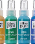 Jewel Tones PROMOGGJL22 Stained Kit, 8 Piece Glass Paint Set for DIY Arts and Crafts, Perfect for Beginners and Artists