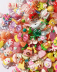 60Pcs Slime Charms Cute Set, Bulk Mixed Resin Charms Set Ornament Scrapbooking