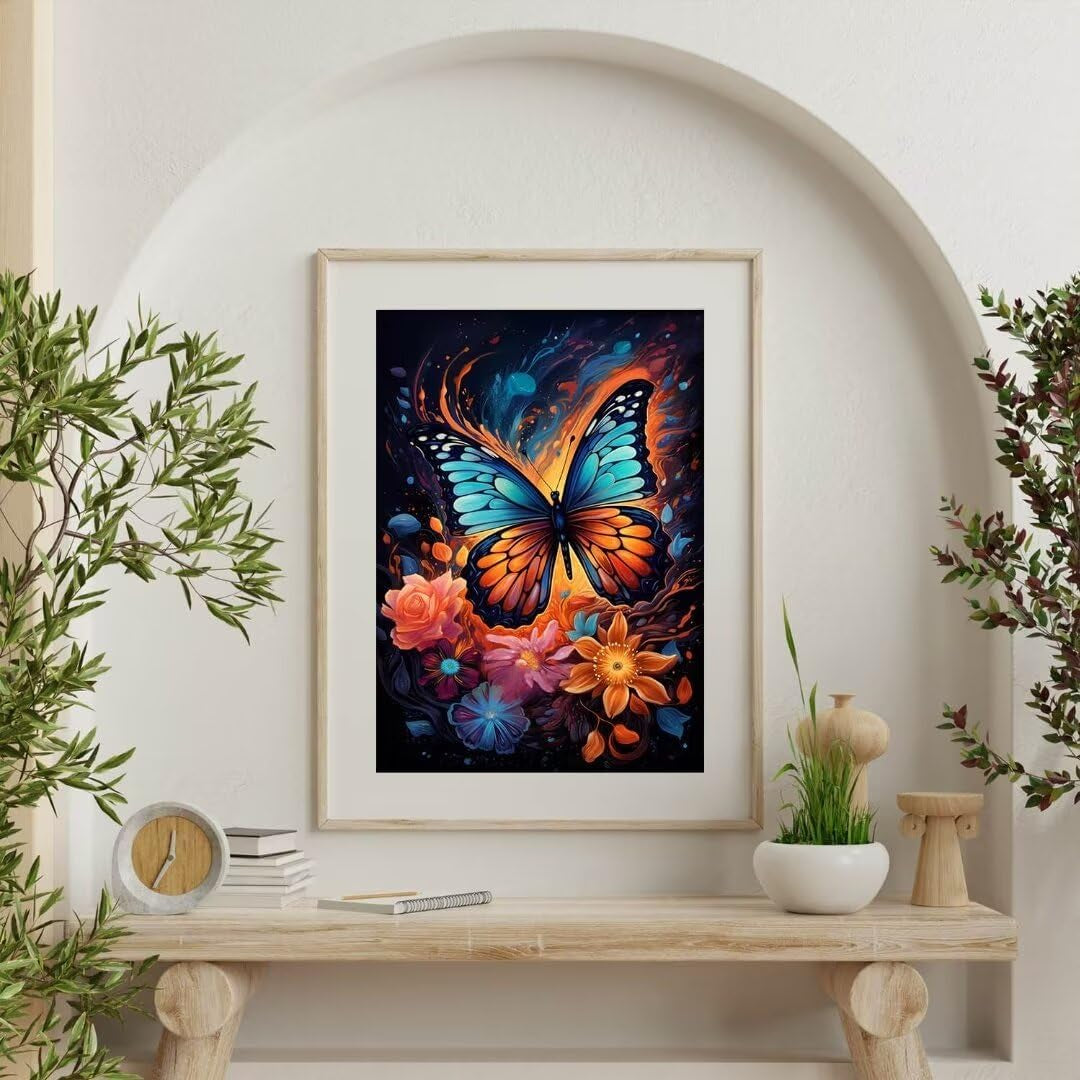 Diamond Art Painting Kits for Adults, Full Drill Diamond Dots Paintings for Beginners, round 5D Paint with Diamonds Pictures Gem Art Painting Kits DIY Crafts Kits 12X16Inch