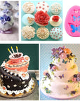 Silicone Mould for Flower and Butterfly Candy - for Cake Decoration,Chocolate Fudge, Polymer Clay, Soap, Confectionery Projects.