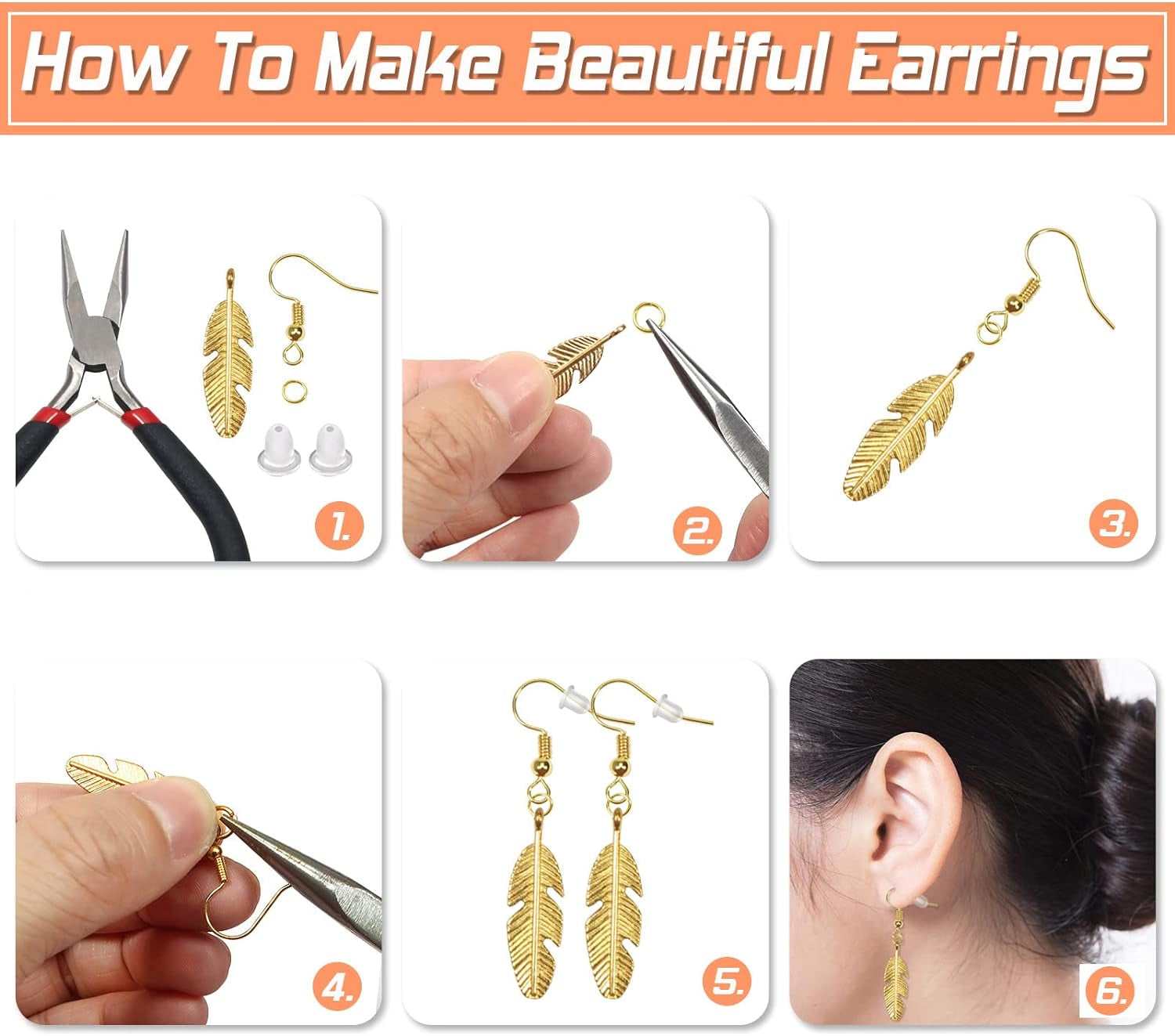 140Pcs Earring Hooks Hypoallergenic 925 Sterling Silver Fish Hooks Ear Wires with Ball and Coil 7 Colors 18Mm Earring Parts with Earring Backs for DIY Jewelry Making