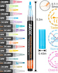 36 Pack Acrylic Paint Pens——Writing on Any Material, Rock, Ceramics, Glass, Wood and More, Used for DIY Craft.