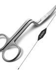 6 Inch Double Curved Scissors – Professional Grade, Multi-Purpose Precision Scissors for Crafting, Embroidery, and Dog Grooming