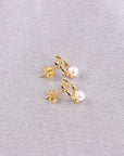 14K Gold Earring Backs Replacements - Hypoallergenic Earring Backs for Studs, Secure Ear Locking for Stud Earrings Ear Nut for Posts, 10Pcs/5 Pair