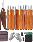 Wood Carving Tools Set 3Pcs Whittling Knife and 4Pcs K2 Carbon Steel Wood Carving Knife,Whittling Kit with 8Pcs Basswood Wood Blocks Gifts Set for Adults and Kids Beginners Wood Carving Kit Gifts