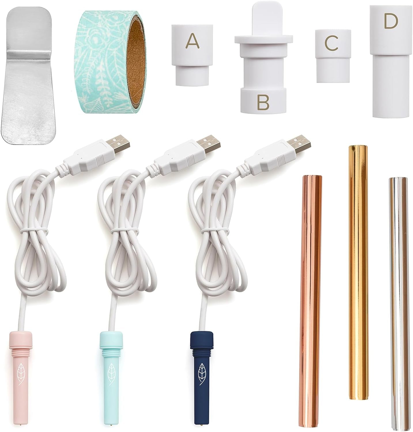 Foil Quill Standard Tip Pen, Make Custom Designs for Planners, Journals, Cards, Scrapbook Pages, and More, Heat-Resistant Grip, On-The-Go USB Plug, Craft Projects