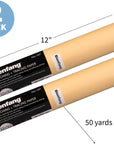 Sketching & Tracing Paper Roll, Canary Yellow, 12 Inches X 50 Yards (2-Pack) 100 Yards Total - for Drawing, Trace, Sketch, Sewing Pattern