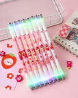 Cute Cartoon Luminous Rotating Gel Pen