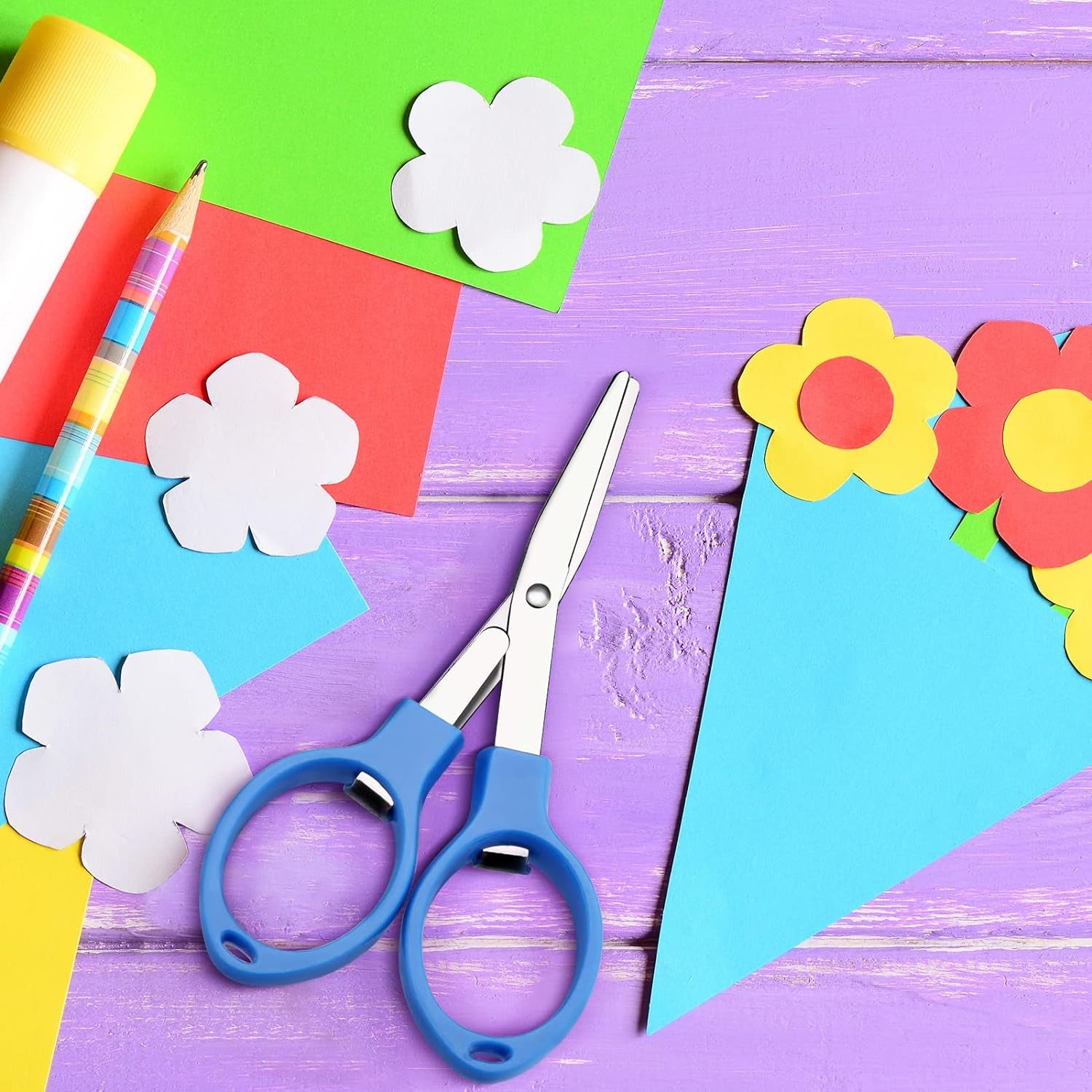 25 Pcs Folding Scissors Small Foldable Scissors Mini Travel Stainless Steel Portable Scissors Bulk Glasses Shaped anti Rust Sewing Cutter Shear for Christmas Nurse Week Gifts School Office Supplies