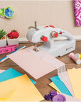 Stitch Quick + (Two Thread) Hand Held Mending Machine, White (01774)