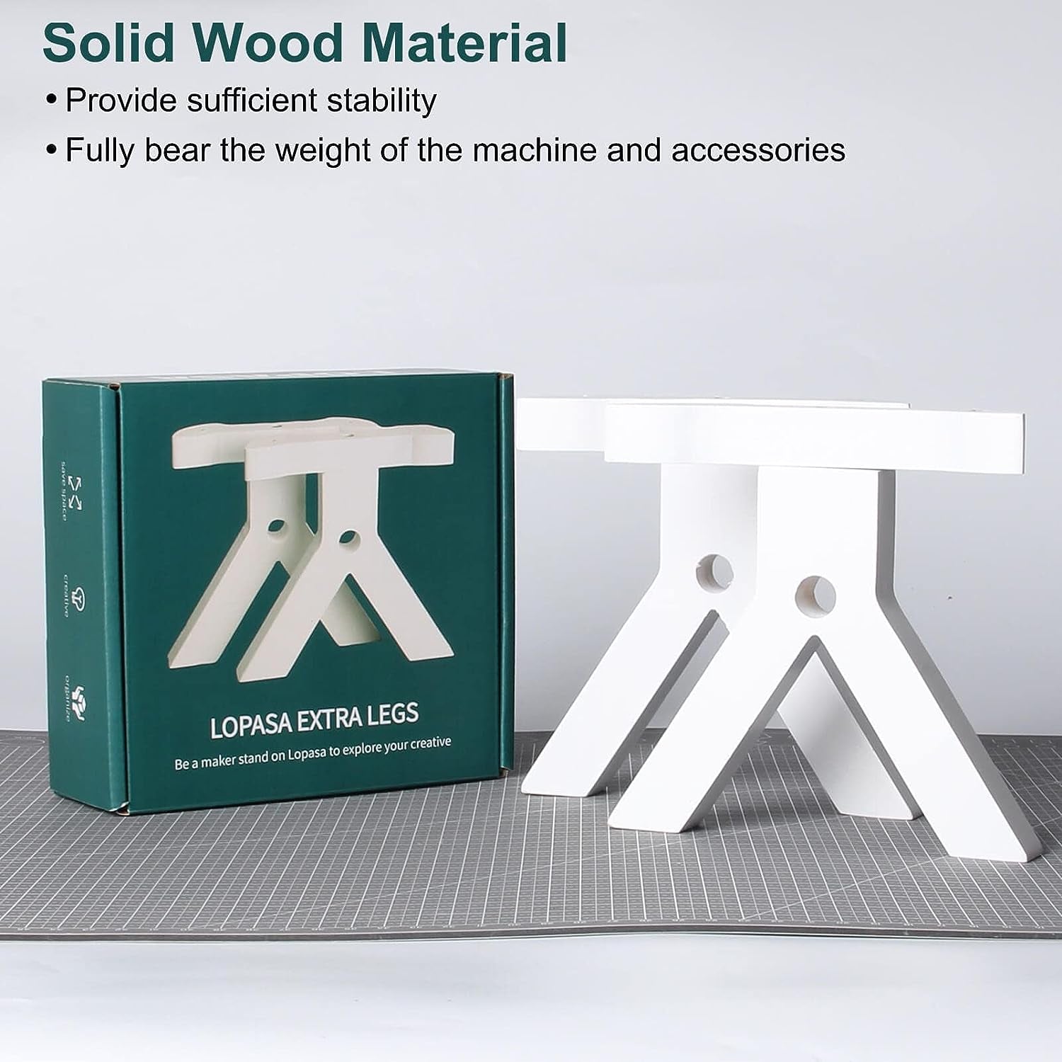 Stand Legs Compatible with Maker 3 and Maker, Machine Organization and Storage, Maker 3 Accessories Organizer, save Space for Craft Desk, Room, Shelf and Table