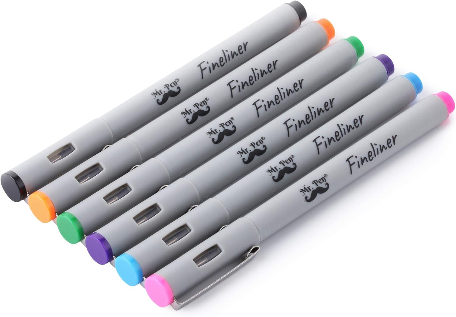 - Fineliner Pens, 0.2 Mm, 6 Pack, Ultra Fine, No Bleed for Bible, Assorted Colors, Art Pens, Fine Point for Drawing, Sketching, Liner