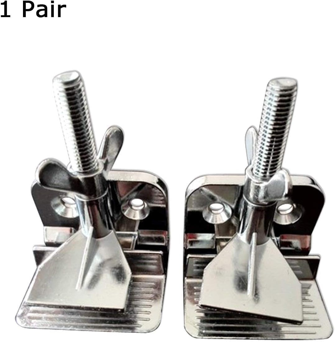 2PCS of Screen Printing Clamps Screen Frame Butterfly Hinge Clamp for Silk Screen Printing Frame Machine,For Fixing Screen Printing Mesh,Screen Printing Press DIY Tool Include 4 Screws
