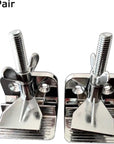 2PCS of Screen Printing Clamps Screen Frame Butterfly Hinge Clamp for Silk Screen Printing Frame Machine,For Fixing Screen Printing Mesh,Screen Printing Press DIY Tool Include 4 Screws