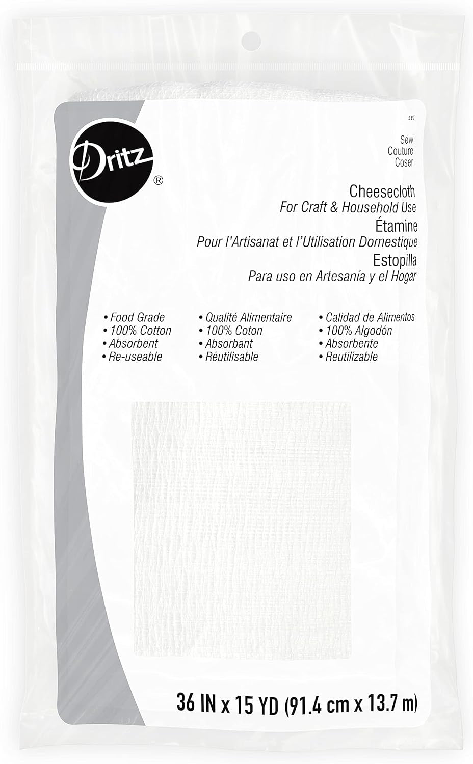 591 Cheesecloth, Food Grade 