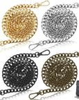 4 Pack 47" Purse Chain, 4 Colors Bag Chain Crossbody Chain Strap Replacement