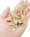 100PCS Zinc Alloy Enamel Flash Shape Charms Pendants Lightning Bolt Charms Flash Thunder Pendant for Bracelet Necklace Earrings DIY Jewelry Making Accessories (10 Colors)